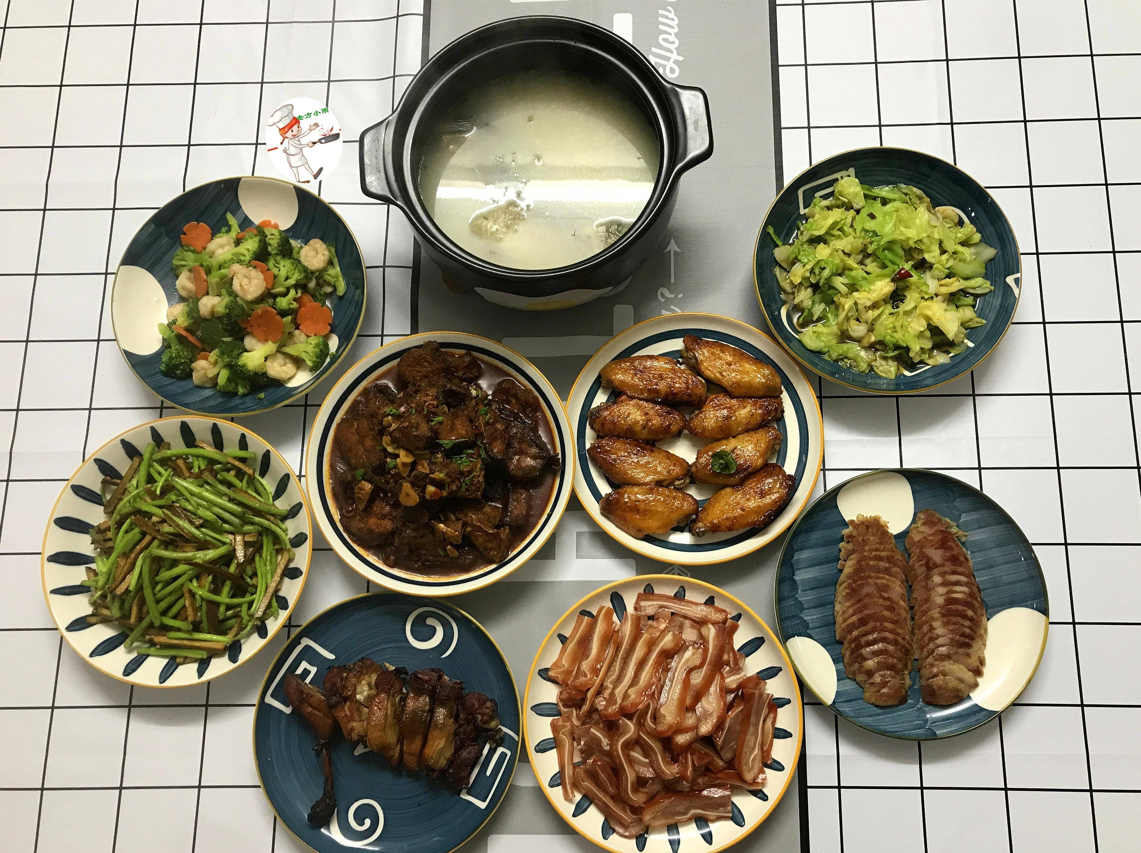 晒晒我家初七团圆饭，4人8菜1汤，鸡鸭鱼肉，冷盘热菜家的味道_手机搜狐网