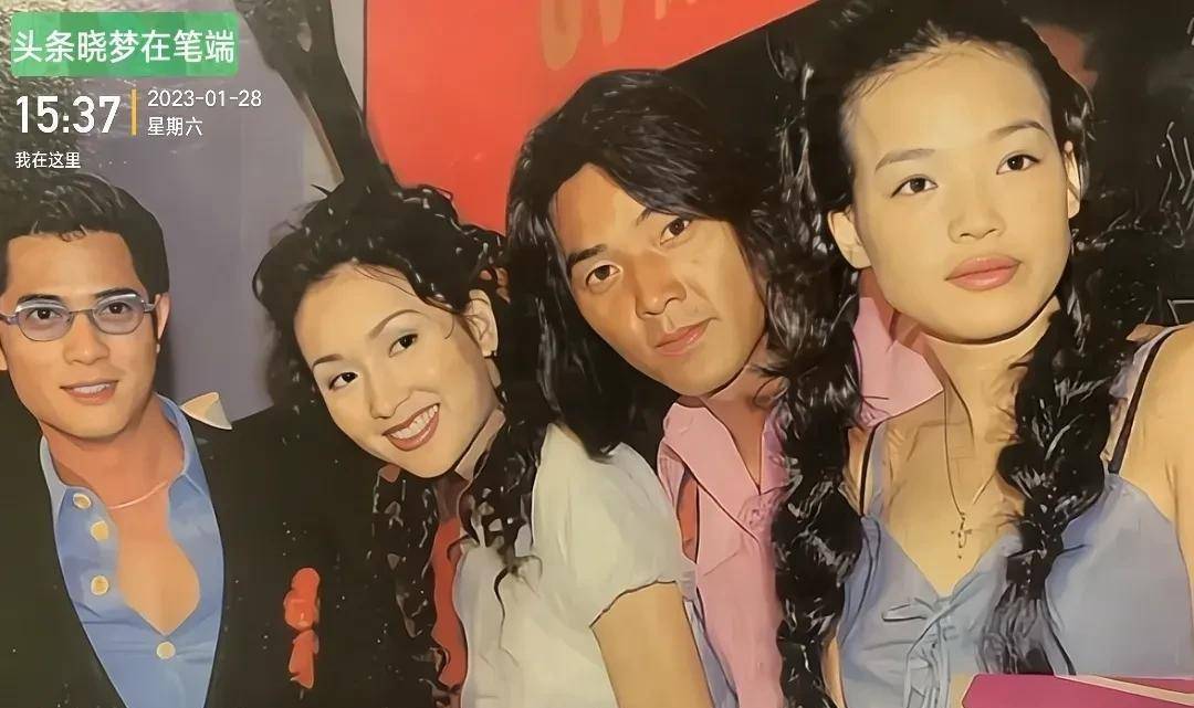 郑伊健和章子怡合影,他更清秀,郭富城的五官可以和李嘉欣媲美了_脸型