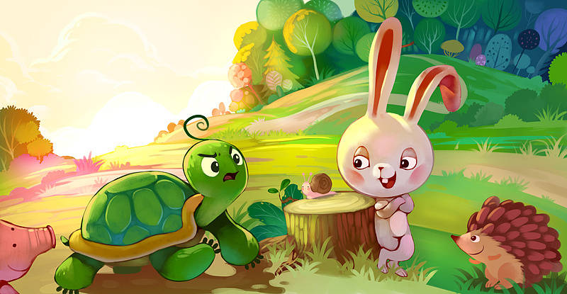 龟兔赛跑最终的结局,意料之外,情理之中!_贝贝_兔子_妈妈