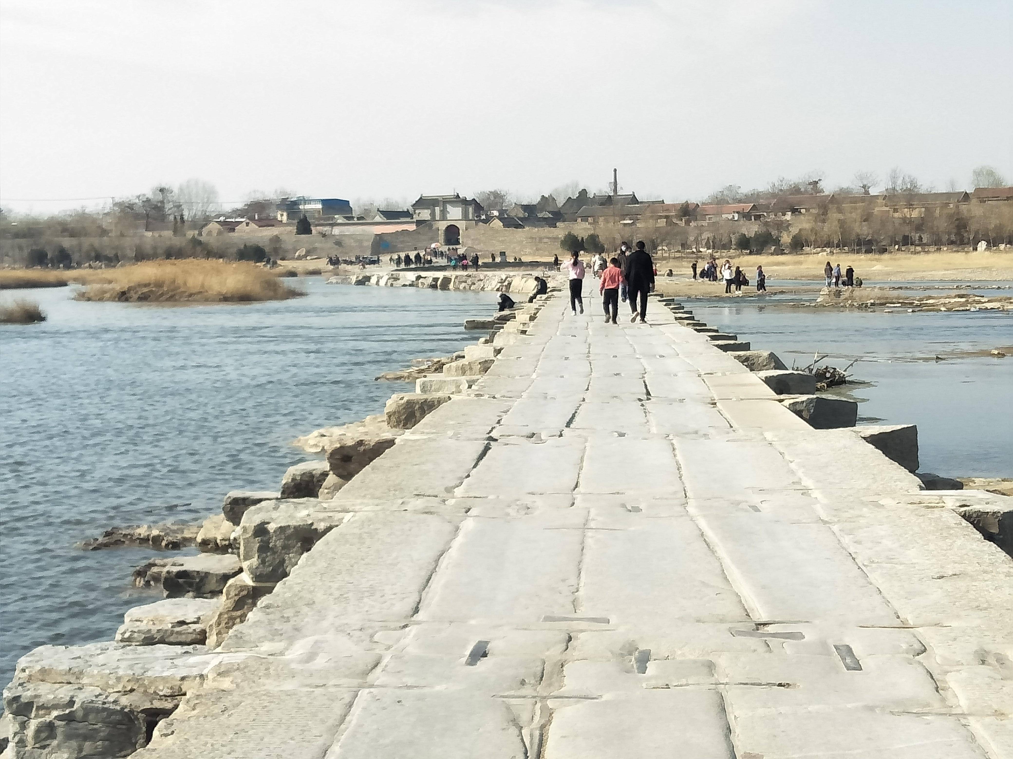 正月初九:泰安岱岳区大汶口明石桥,山西会馆等景点游人如织_遗址_大汶