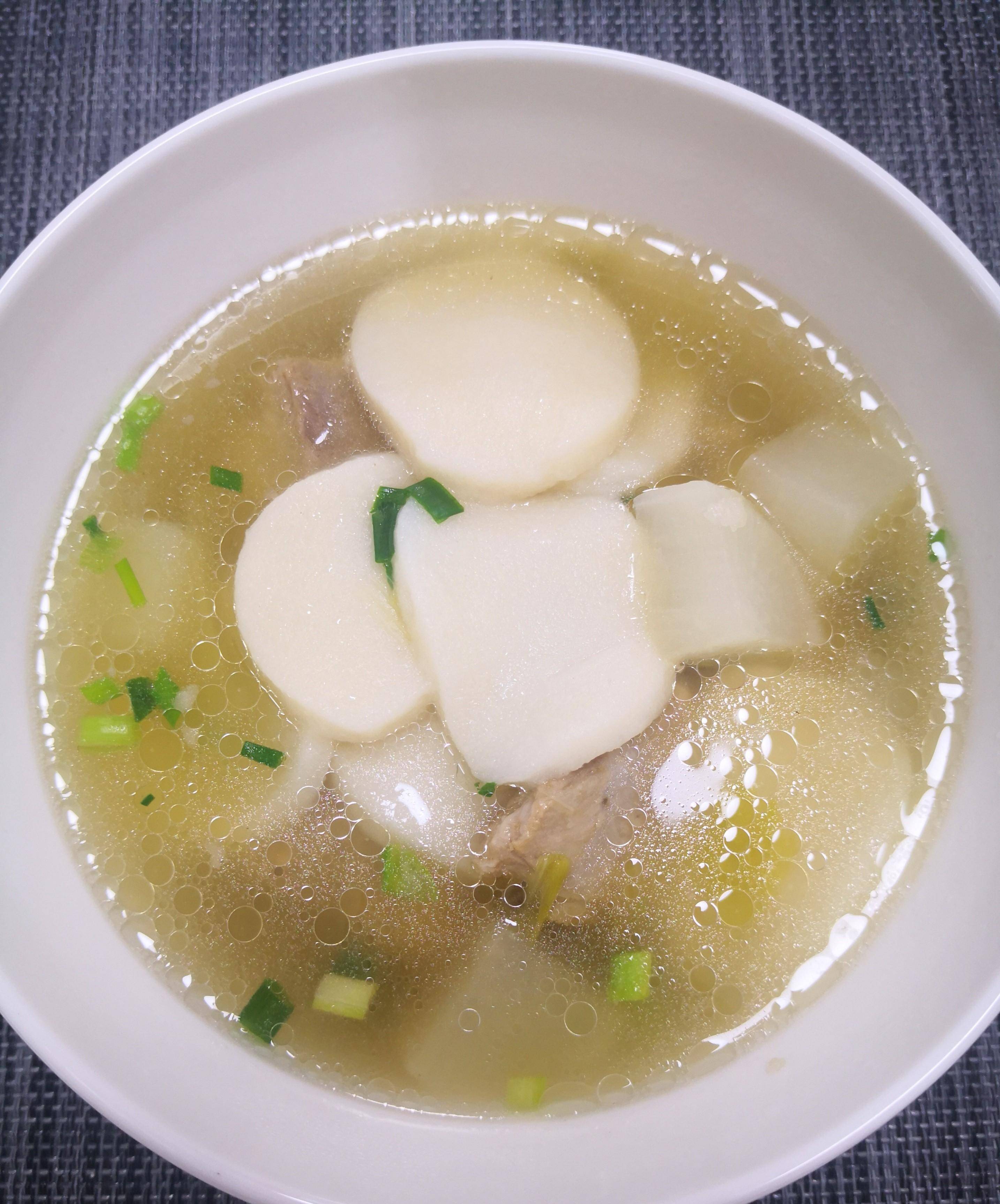 汤鲜味美加上自制年糕,超赞