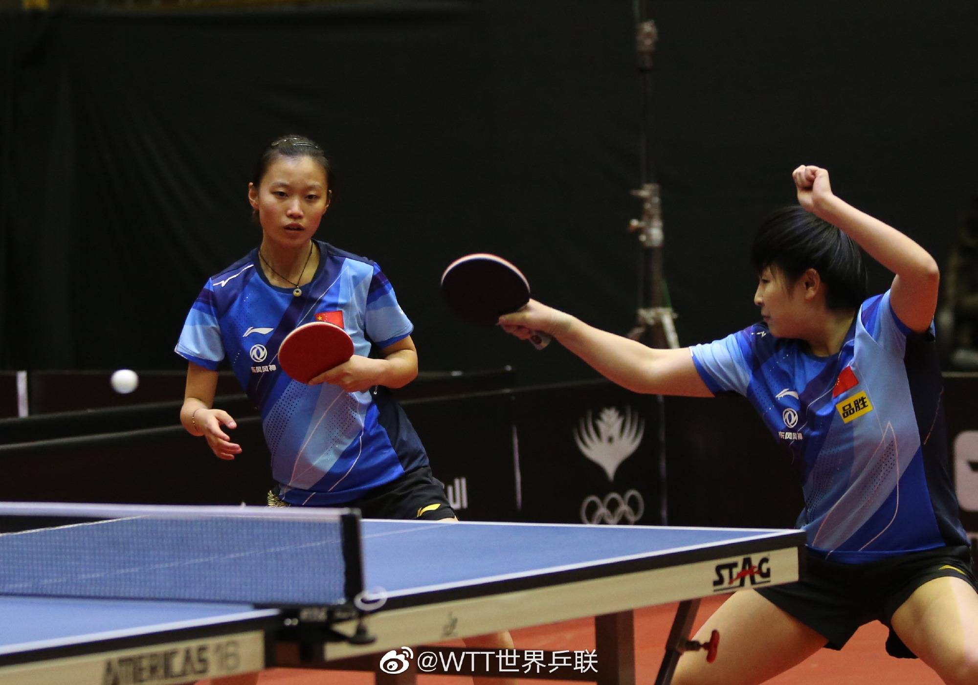 4决赛,林诗栋/陈元宇11-8,14-12,11-7击败中国香港组合蔡俊杰/鲍奕文