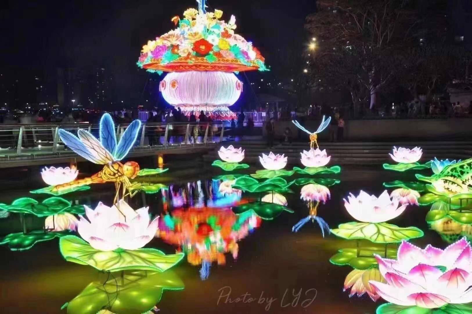 惠州西湖花灯2022图片