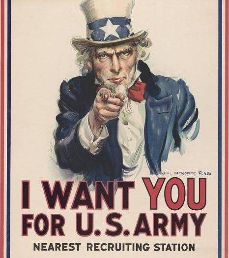 美国征兵海报恶搞图片