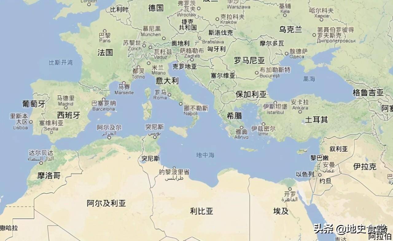 世界地图荷兰与中国图片