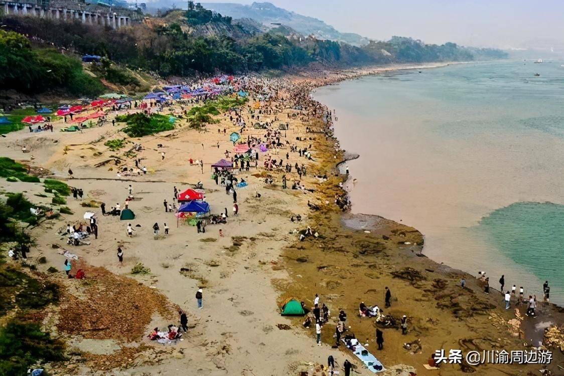 重庆人独有的海滩,不出城的阳光沙滩,免费开放不需要预约