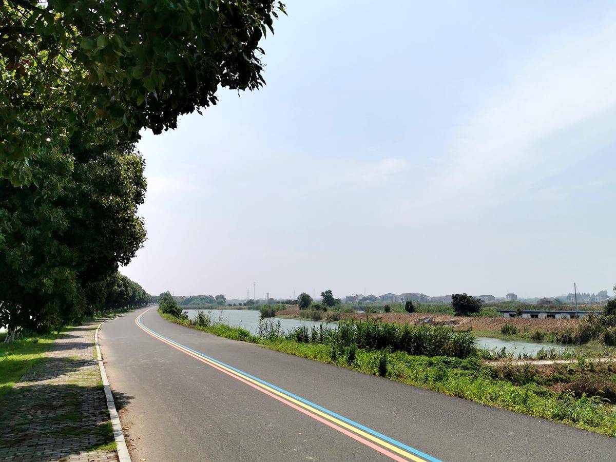 景区道路彩色标线 道路彩色三线_溧阳市_旅游_公路
