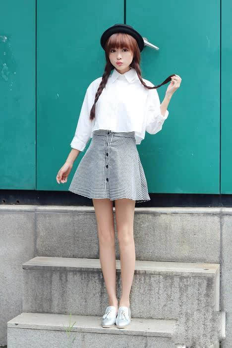 矮短粗女生如何选对裙子的长度?