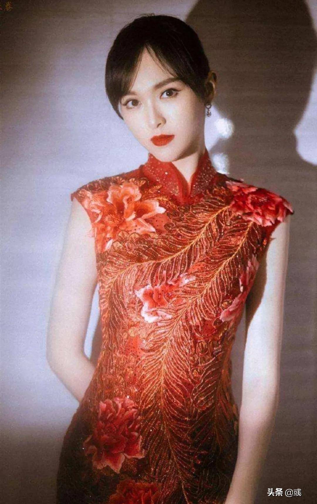 旗袍有多美,明星们穿旗袍柔美曲线个个惊艳来袭_女性_电视剧_药草