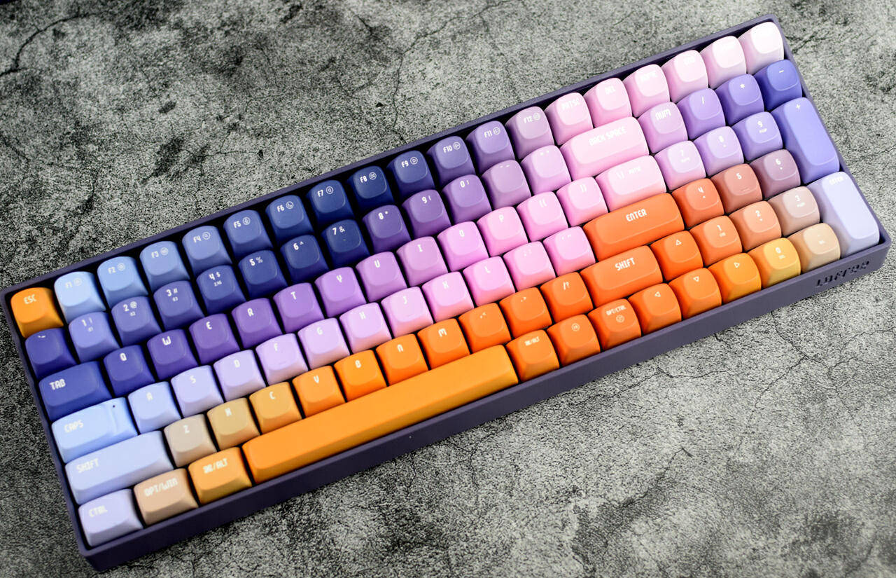 Lofree洛斐小翘星河主题机械键盘:充满艺术感的高颜值键盘,情人节送礼首选