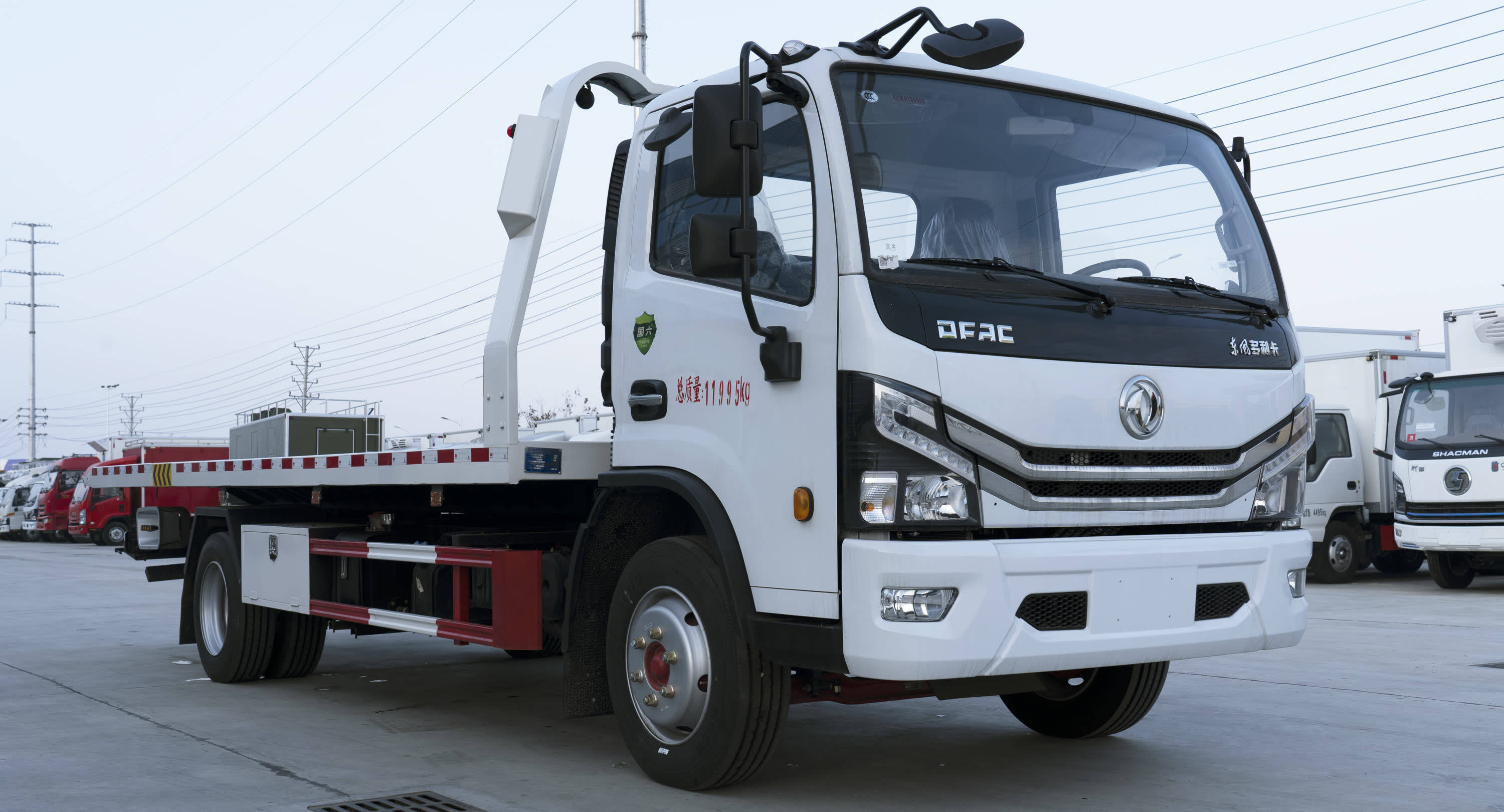 京牌国六东风多利卡d8黄牌清障车图片参数介绍