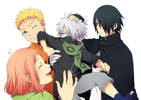 火影:当卡卡西遇上"摸头杀",佐助有些不走心,小樱真是太调皮_水门