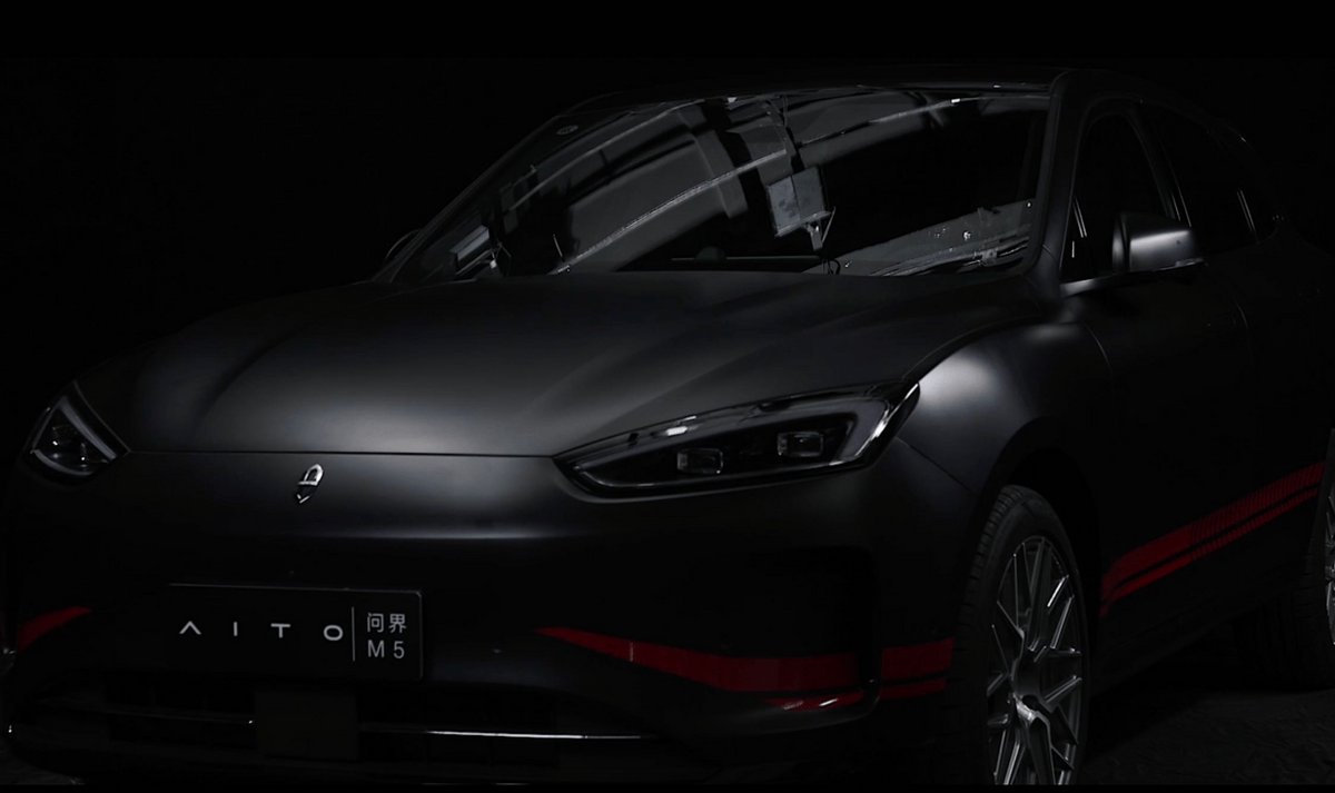 暴改问界m5纯电,黑武士风格武装到牙齿_搜狐汽车_搜狐网