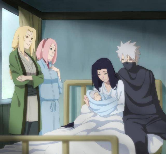 火影忍者粉丝自制漫画:卡卡西一生中最幸福的一天_小樱_妻子_孩子