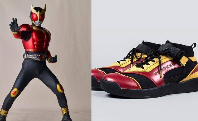 假面骑士主题鞋公开鞋底还原原作深红电钻你有勇气穿上街吗_鞋子_特色