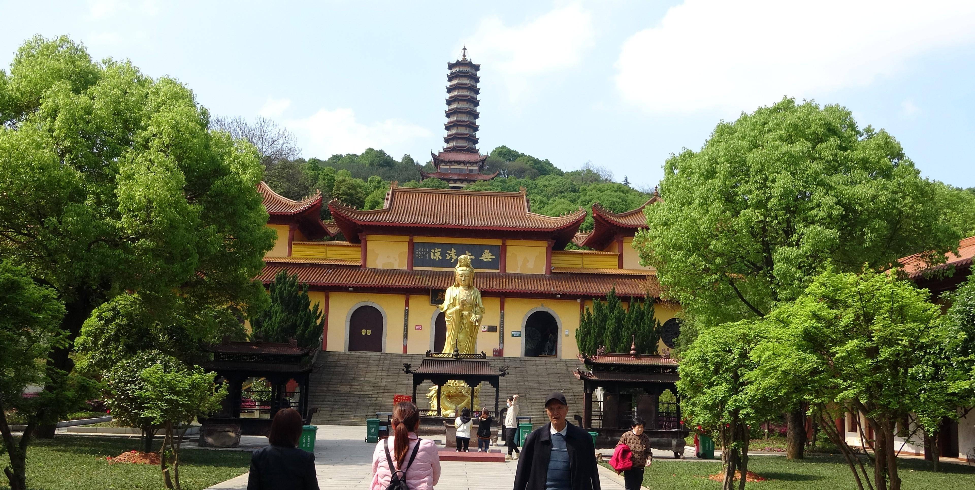 国家aaaa级风景旅游区湖南岳阳圣安寺_寺院_南湖_佛教