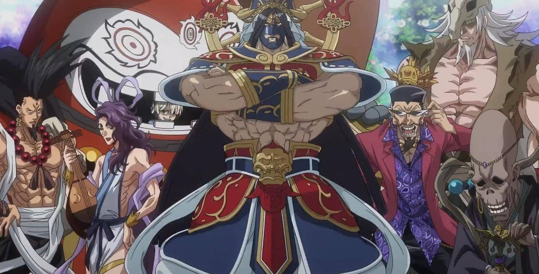 这就是七位福神的造型,自称是天界的处刑人,但其实他们原本是一体的