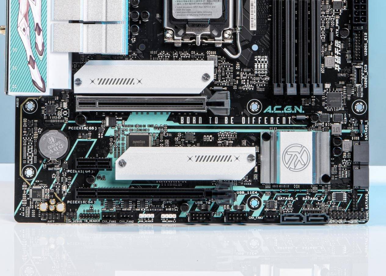 天选姬也来玩diy,华硕b760天选d4主板美图