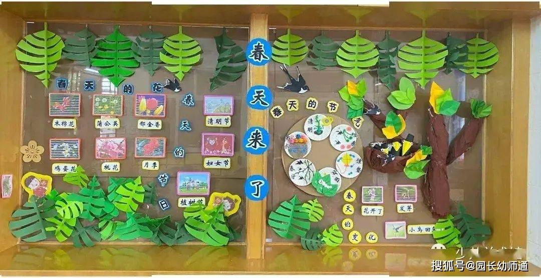 《春天来了》一,春天主题墙系列园长幼师通服务平台小编为大家精心