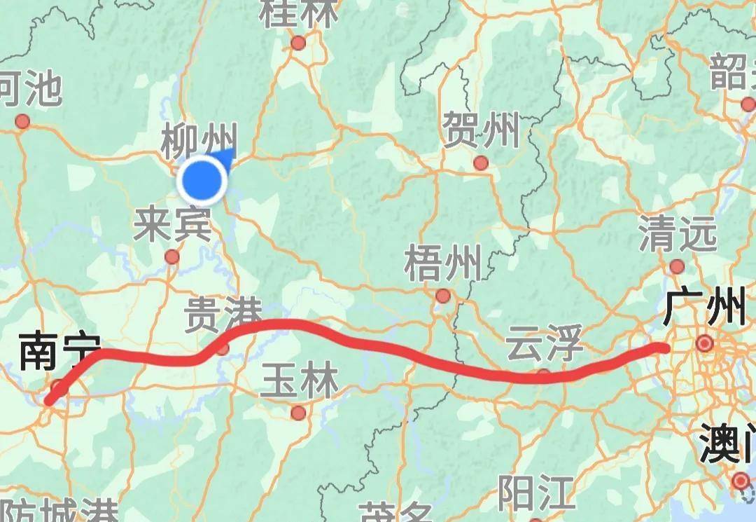 南广铁路,两广东西跨度线路,为何都以南宁北上而不靠南下连接?