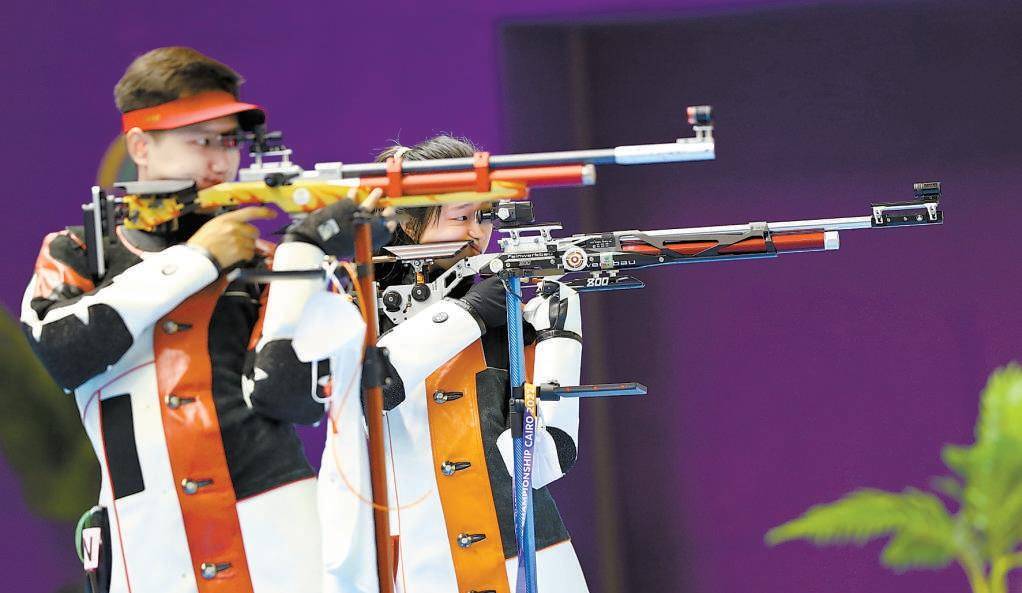 射击世锦赛激战正酣,中国队20金高居奖牌榜首位_选手_手枪_男子