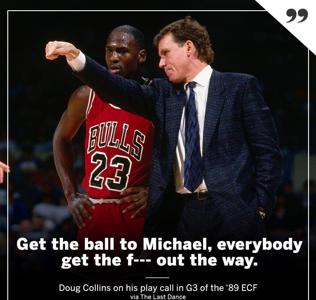 于是公牛总经理也是大胆,大刀阔斧地开除了球队主教练道格·柯林斯