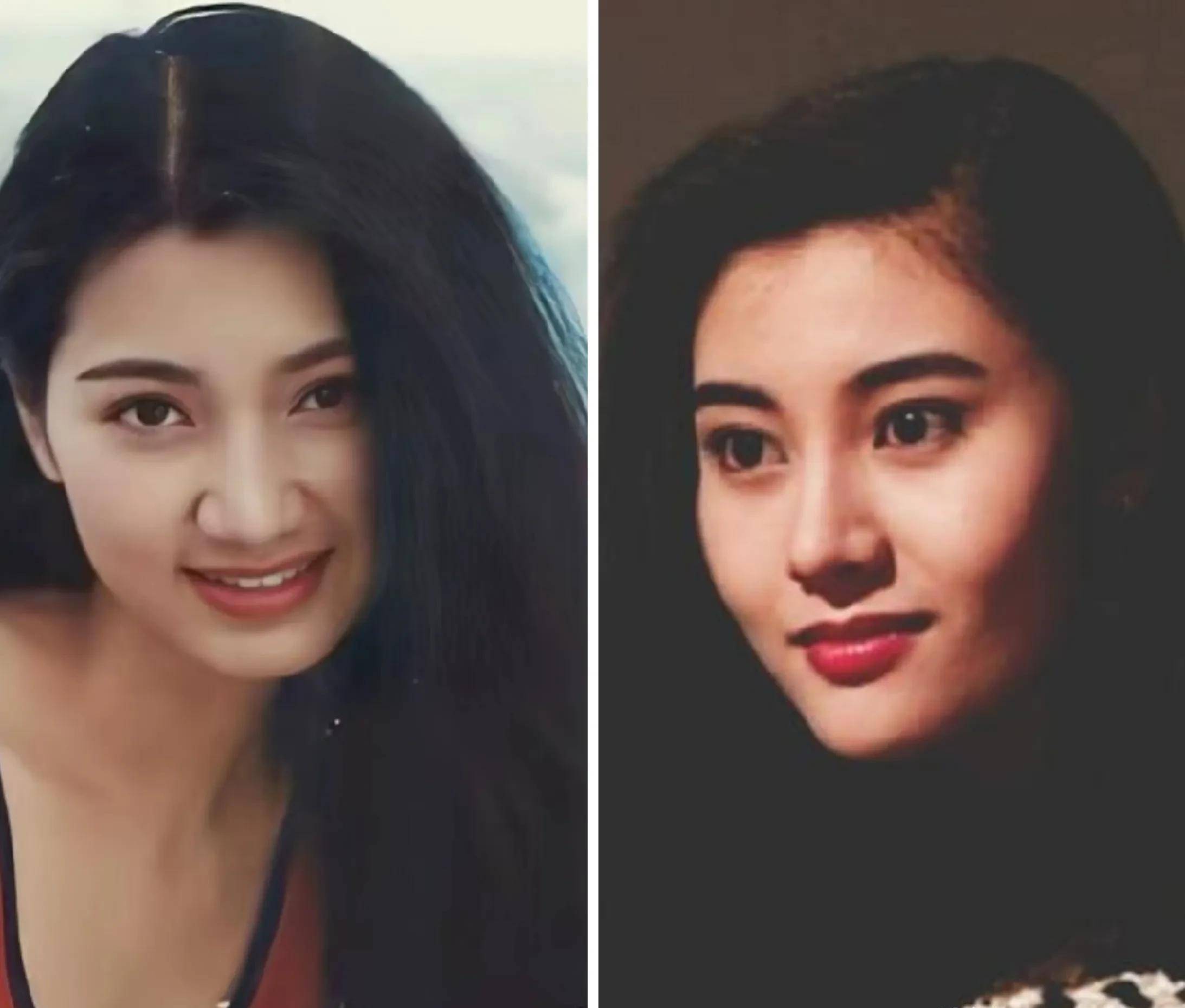 当洪欣遇到了李嘉欣后,神色就不自信了,但洪欣的花期比李嘉欣更长_很