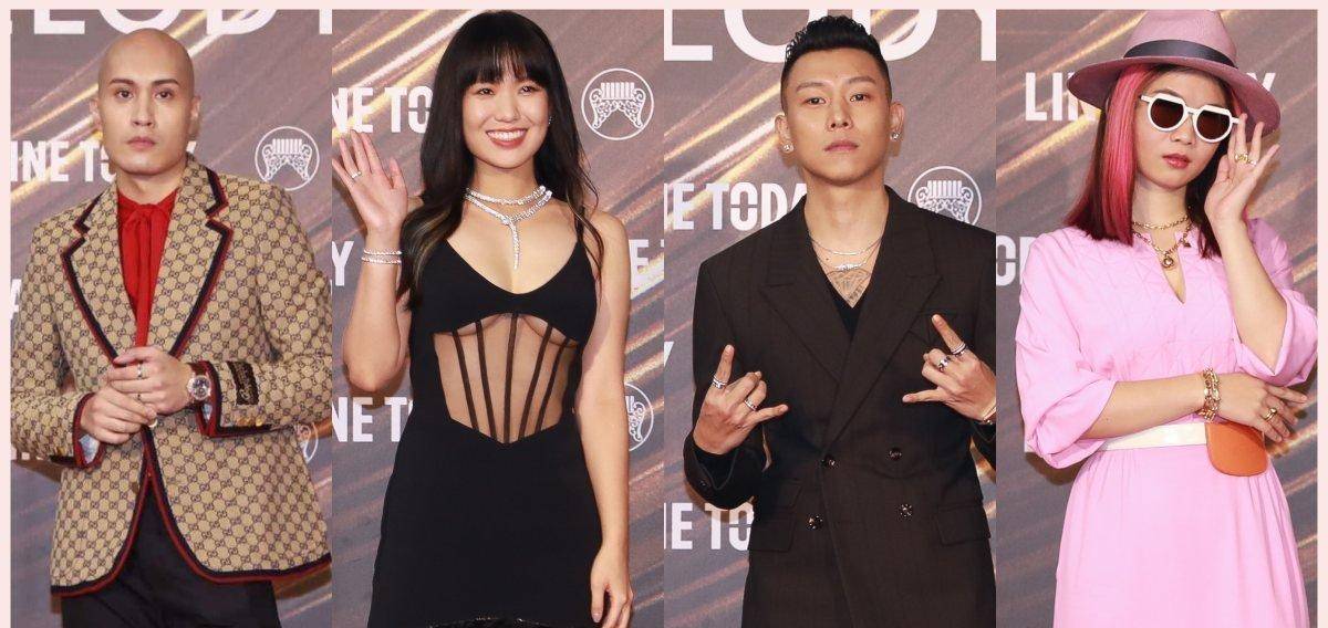 瘦子小露身材前刺青,孙盛希时尚装全场最时尚_西装_一身_气势