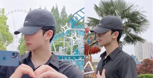 网红郝一点晒度假照,林锡数次露脸长相均不一样_网友_视频_帽子