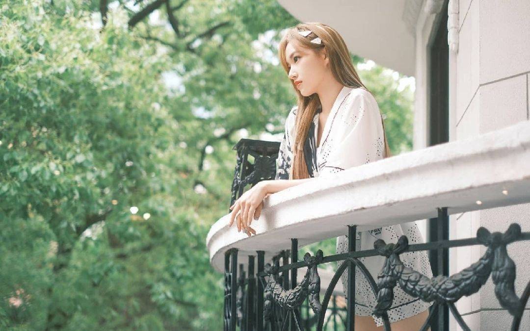 程潇印花休闲套装青春灵动写真_小白_短发_少女