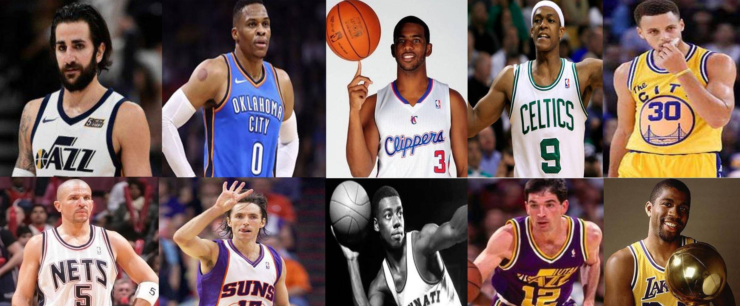 NBA历史十大控卫图片