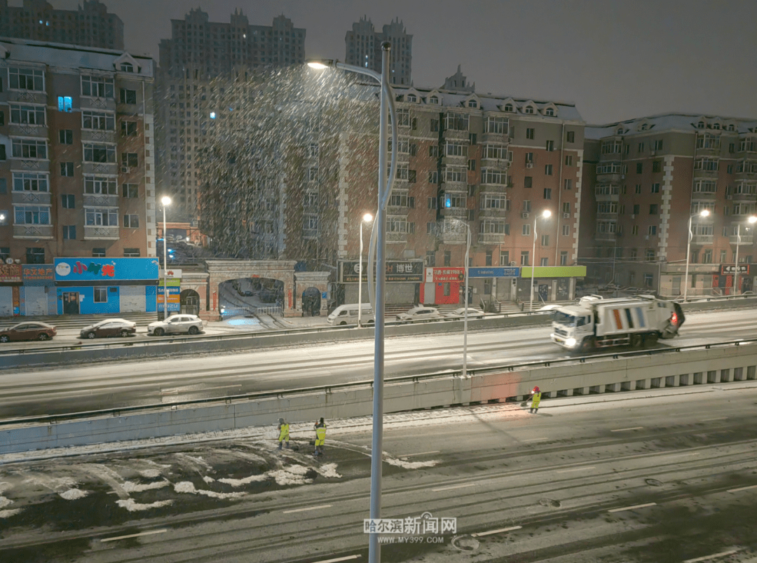 雪不断下！清冰雪大军连夜战春雪｜省内27条高速封锁