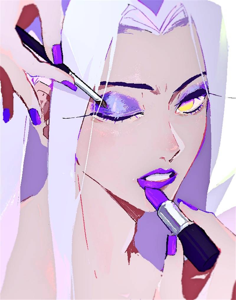 二次元男生女生头像 口红特辑p站美图欣赏_时候