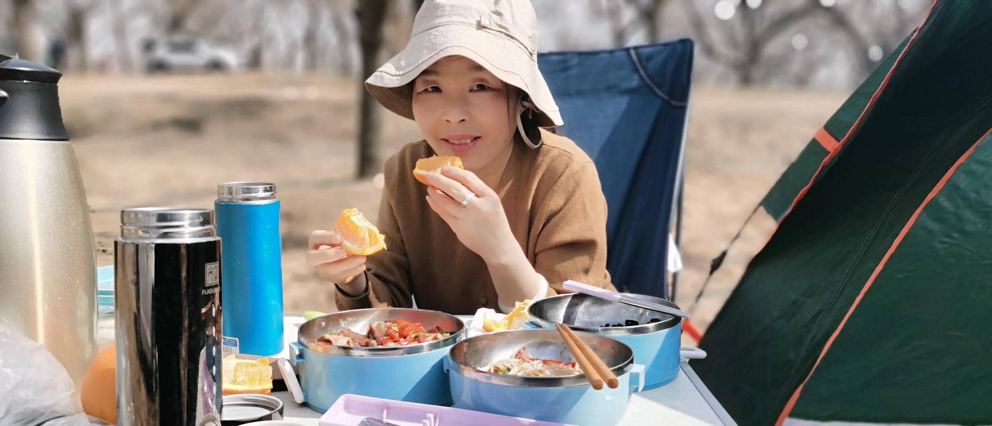 我和夫人的週末旅行之邳州古慄園(一)_古慄樹_樹齡_薺菜