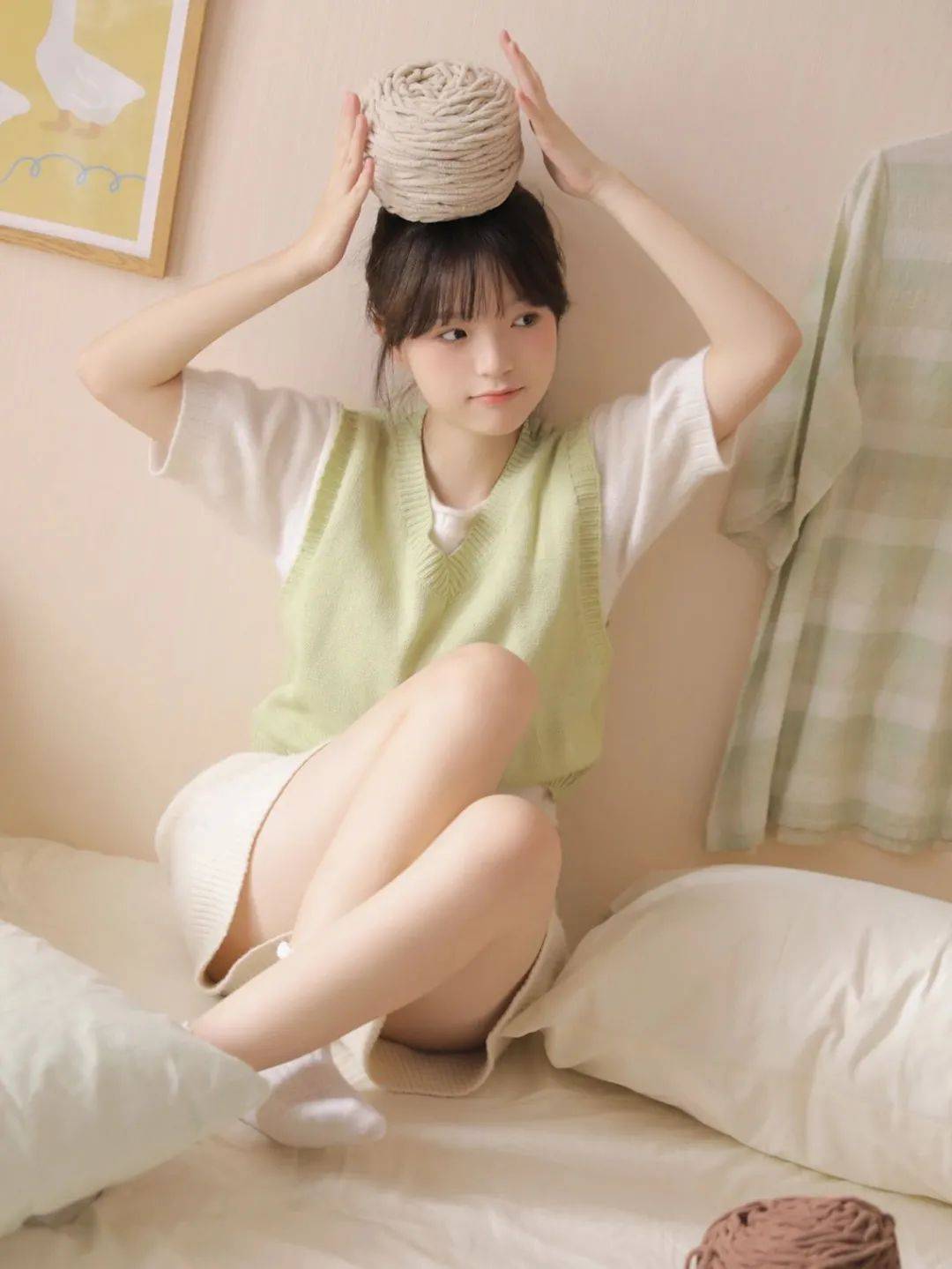 清纯少女喜欢你就像夏日的热情