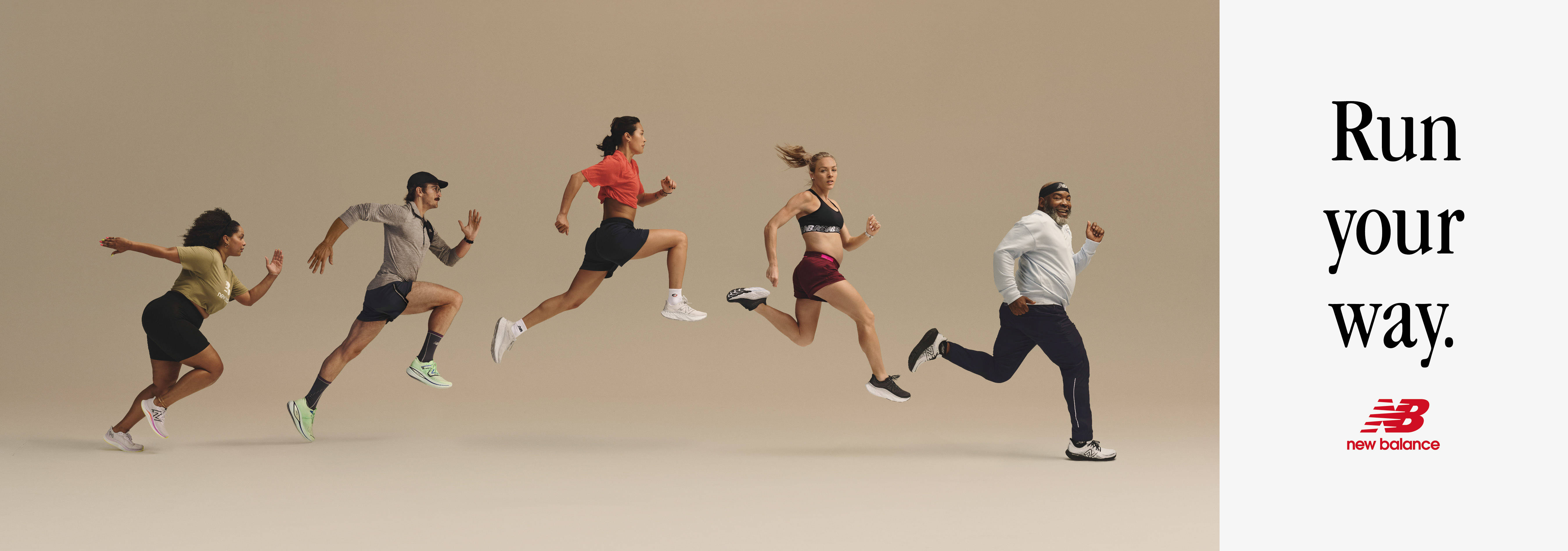 全新品牌标语“Run Your Way”正式发布，New Balance支持每一位跑者跑自己的路。-南方体育网