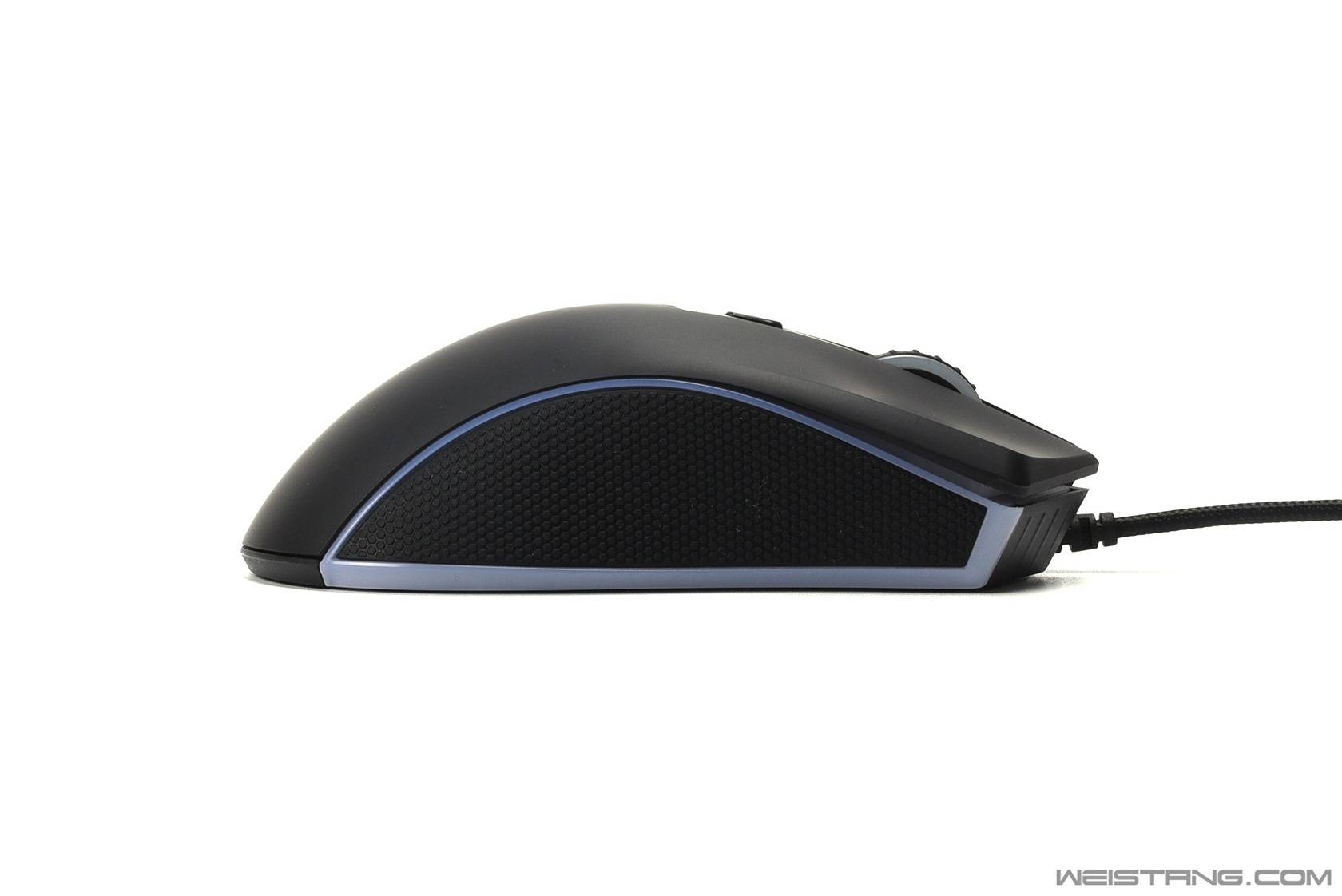 雷柏v28s幻彩rgb电竞游戏鼠标评测_按键_整体_设计