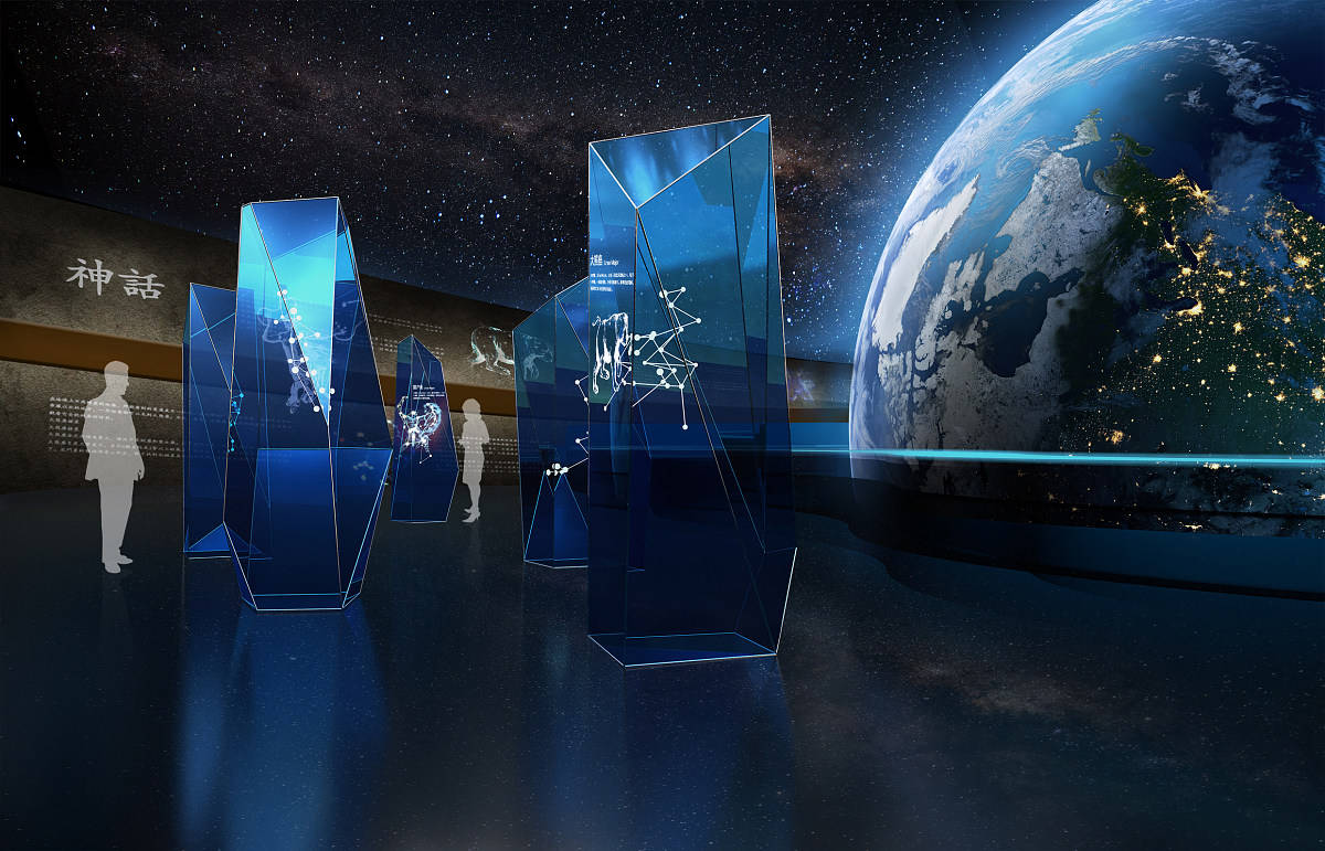 十分火爆的全息投影技术在展厅设计中有什么优势_数字_参观者_观众