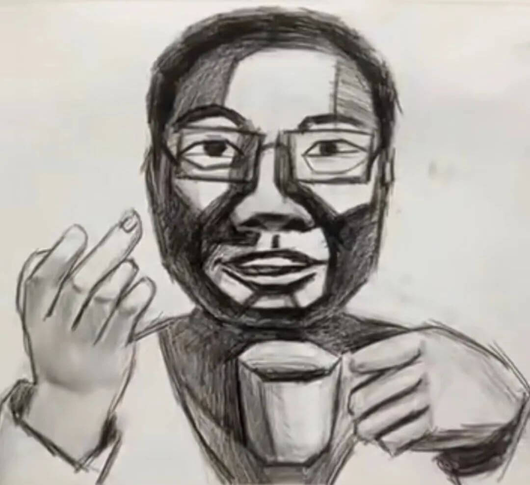 素描头像遇到瓶颈期了怎么办?不妨来看一下特别的作品放松一下!