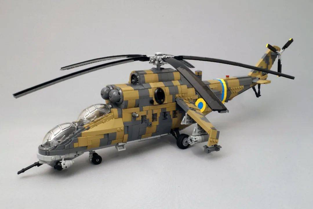 mi-24直升机/红堡-乐高优秀moc作品日赏【vol.416】