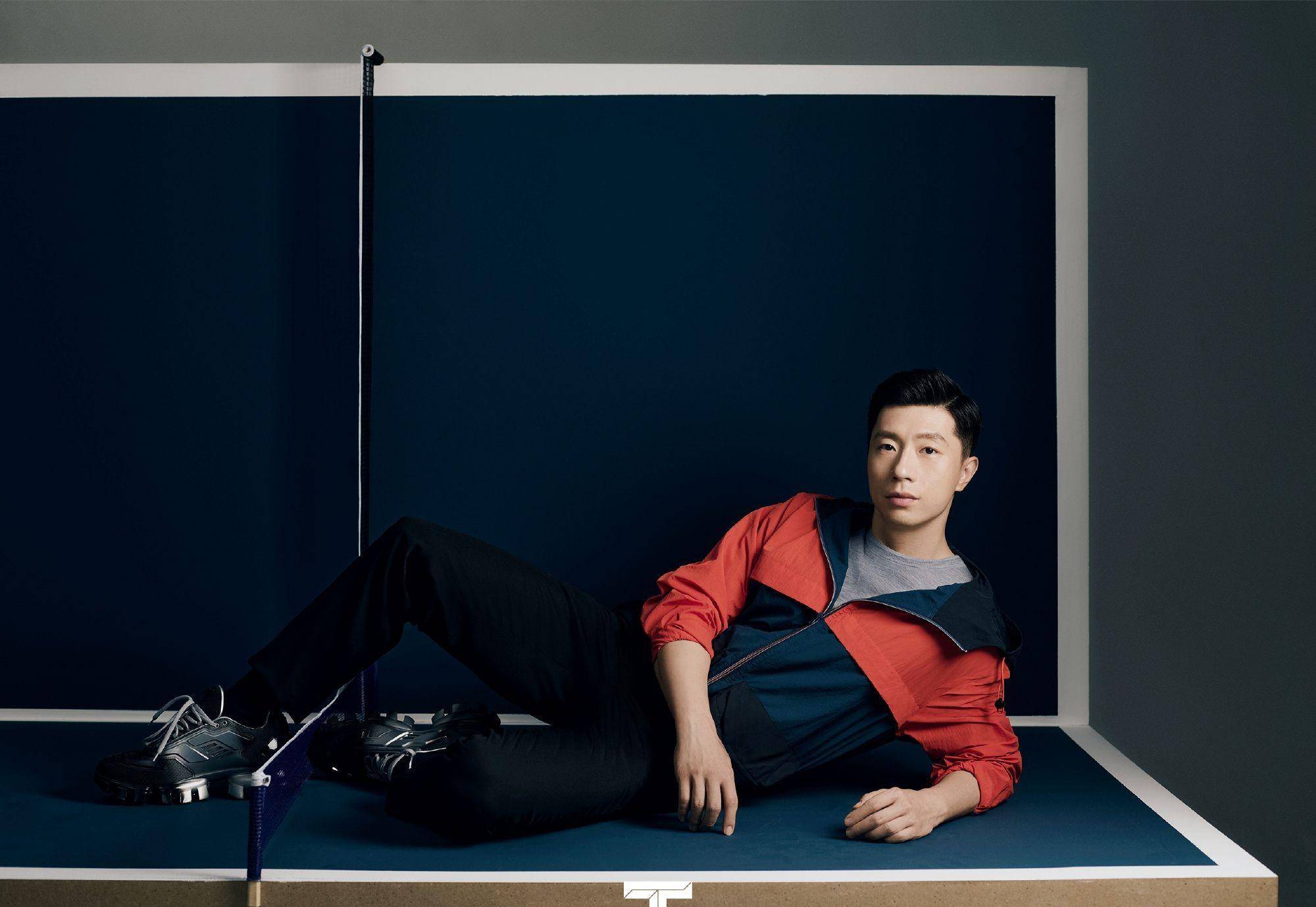 马龙的大背头好帅!