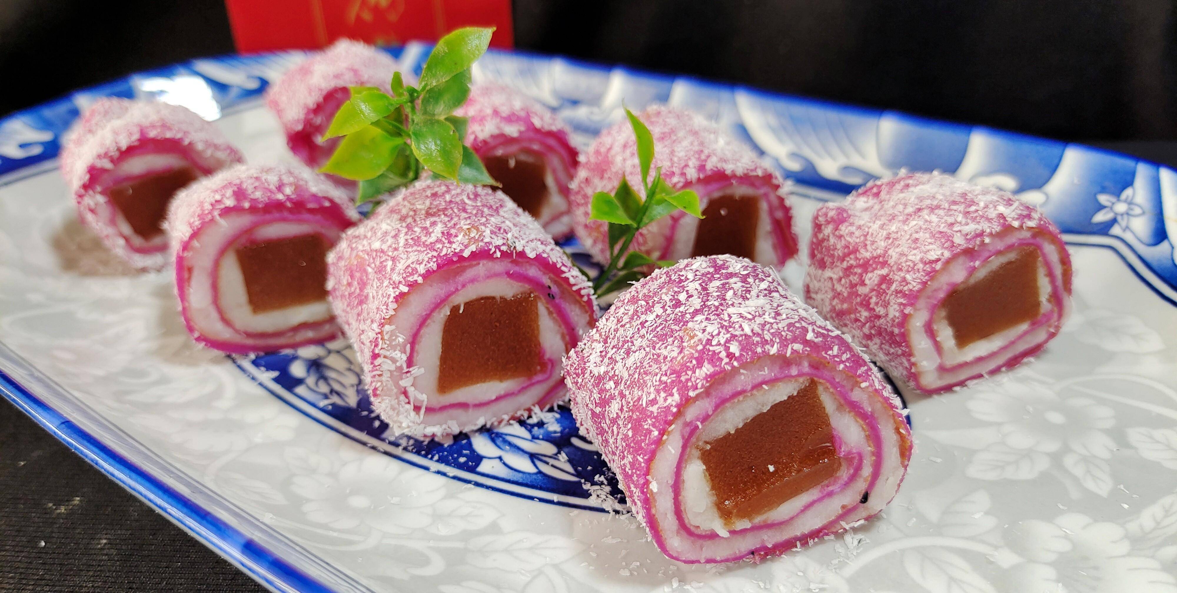 火龙果山药卷:"脾胃虚"最该吃它!