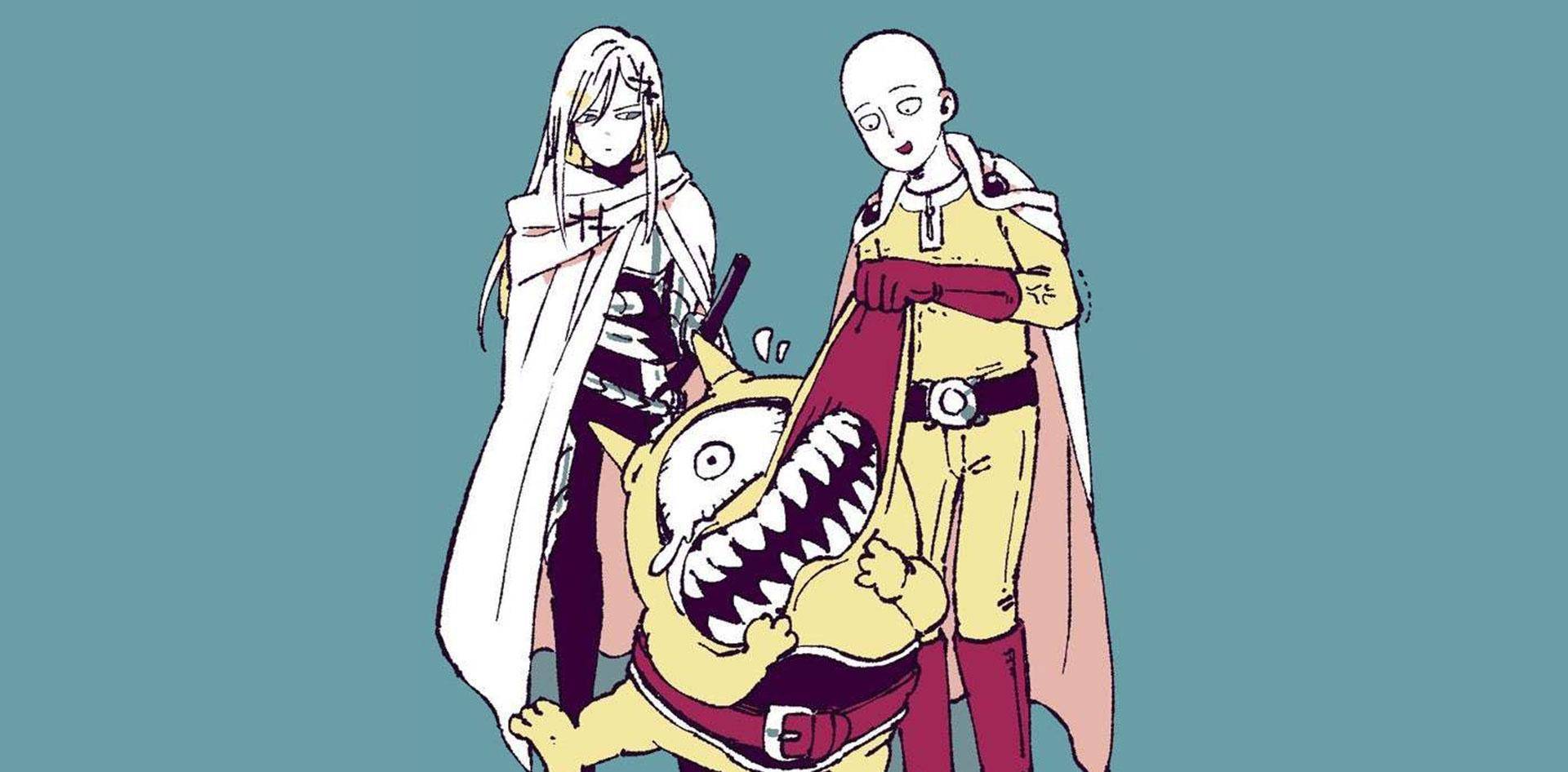 一拳超人:神级怪人王"独眼"喜提两个保镖,注定他会活到最后_琦玉_闪光