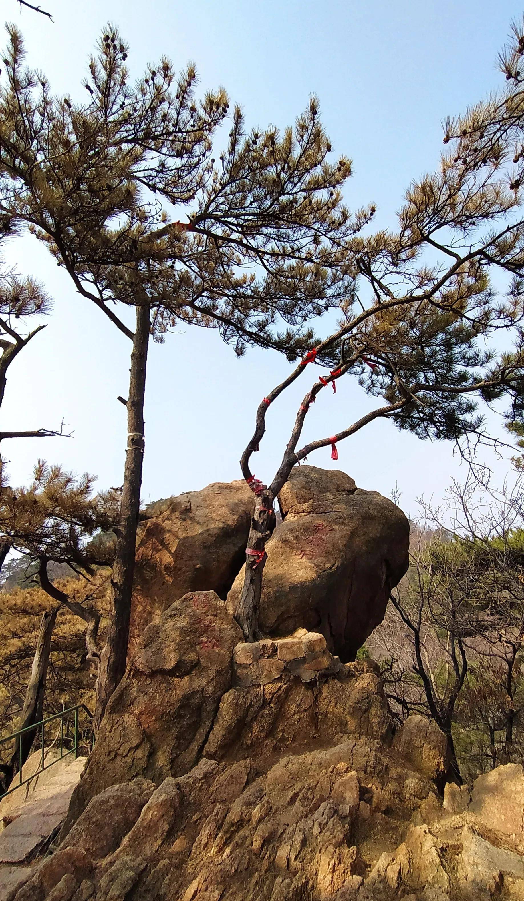 春和日丽登辽宁四大名山之千山,庙尔台村上山,野线穿越五佛顶_景区