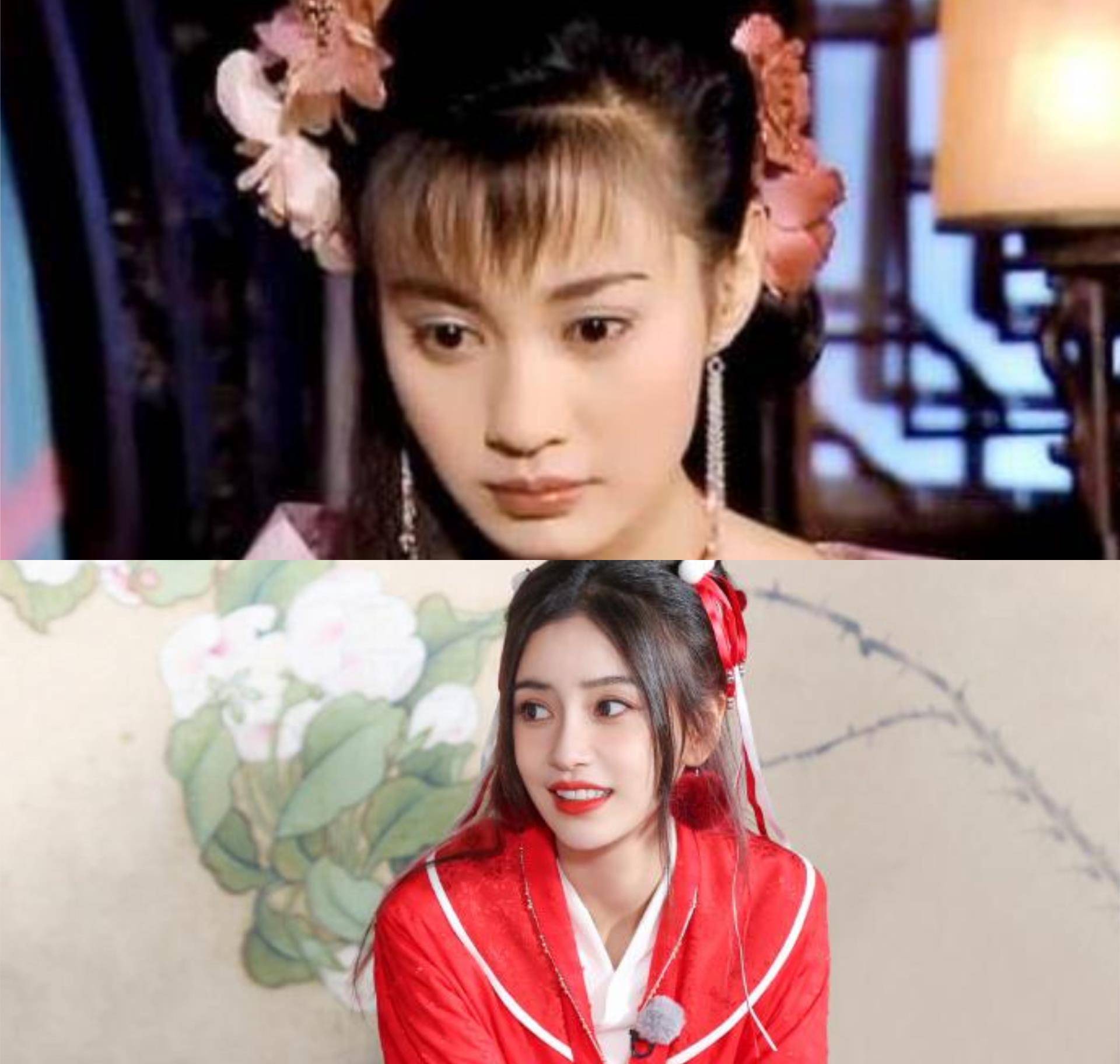 42岁江玉燕杨雪罕露面,皮肤白美太会美丽,生图与精修图差别大_显得