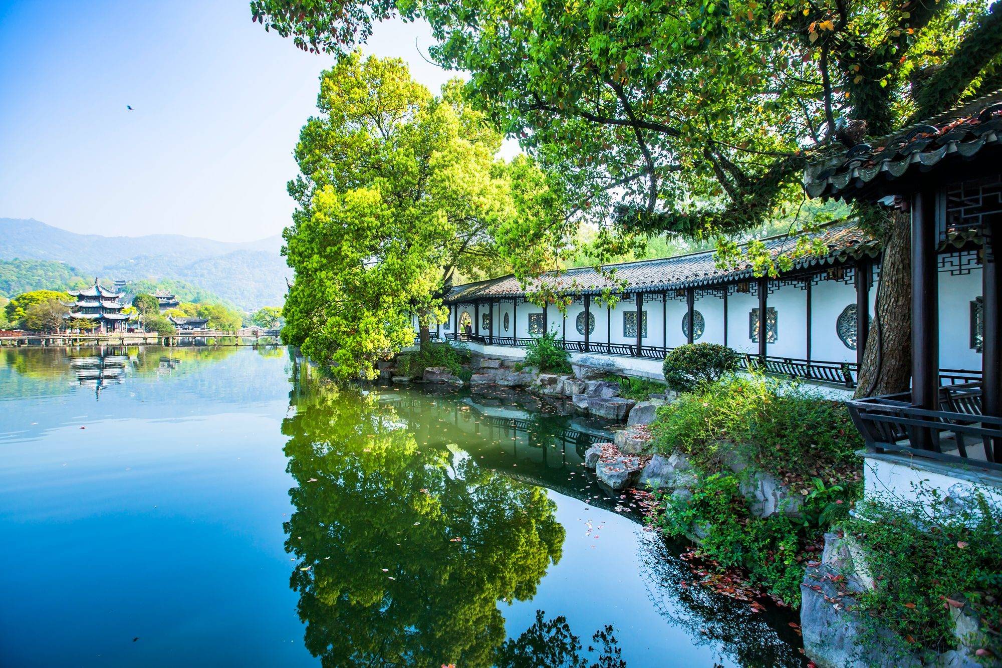 浙江临海东湖公园,台州版的"西湖",藏着江南古典园林的秀美_浙东