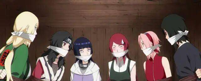 火影同人:六大美女同时被绑,鸣人竟先救小樱?纲手雏田不香吗?_辛奈_作