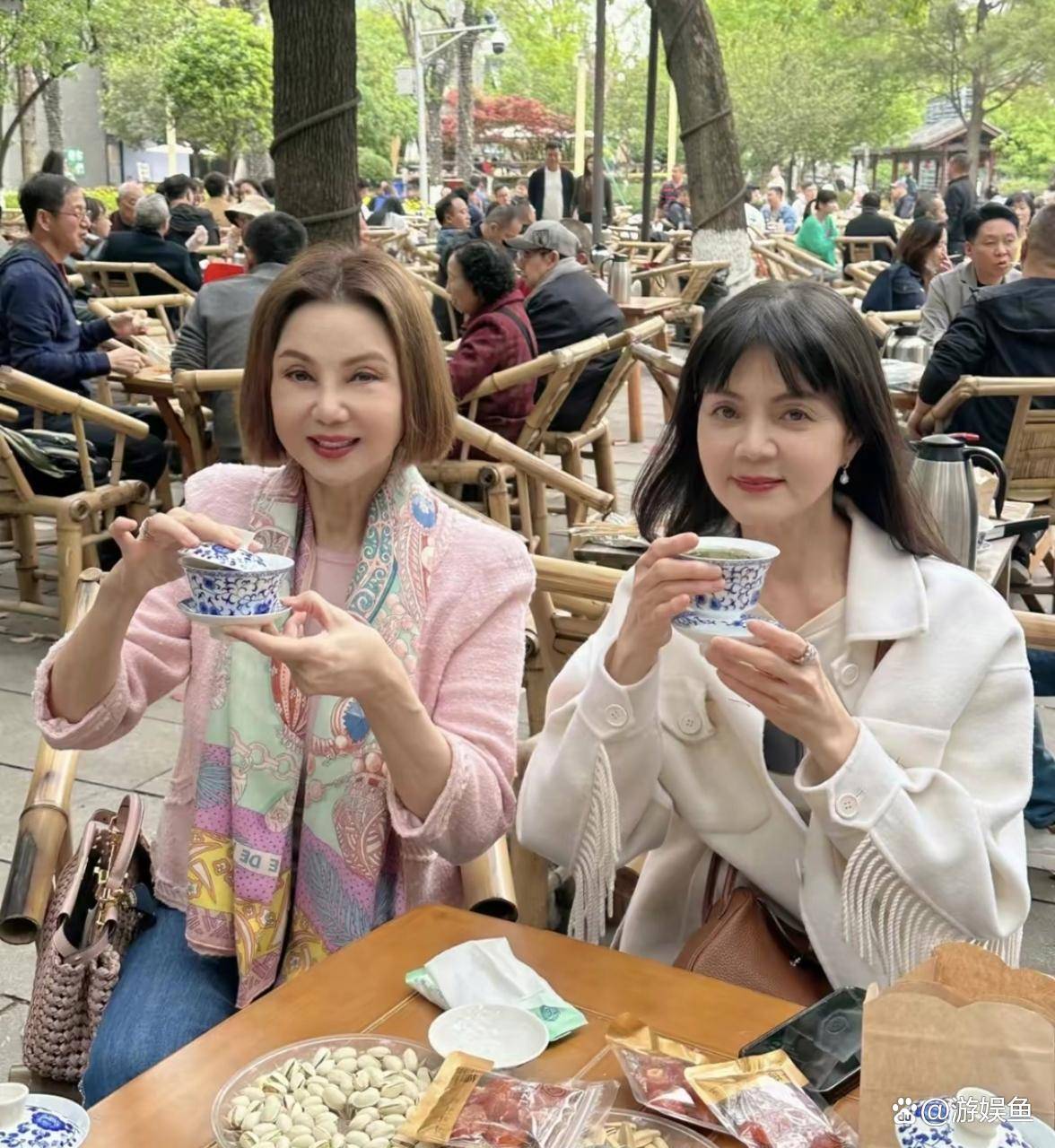 66岁谢玲玲近况,成都街头喝茶,曾被王祖贤插足致离婚,至今单身_林建岳