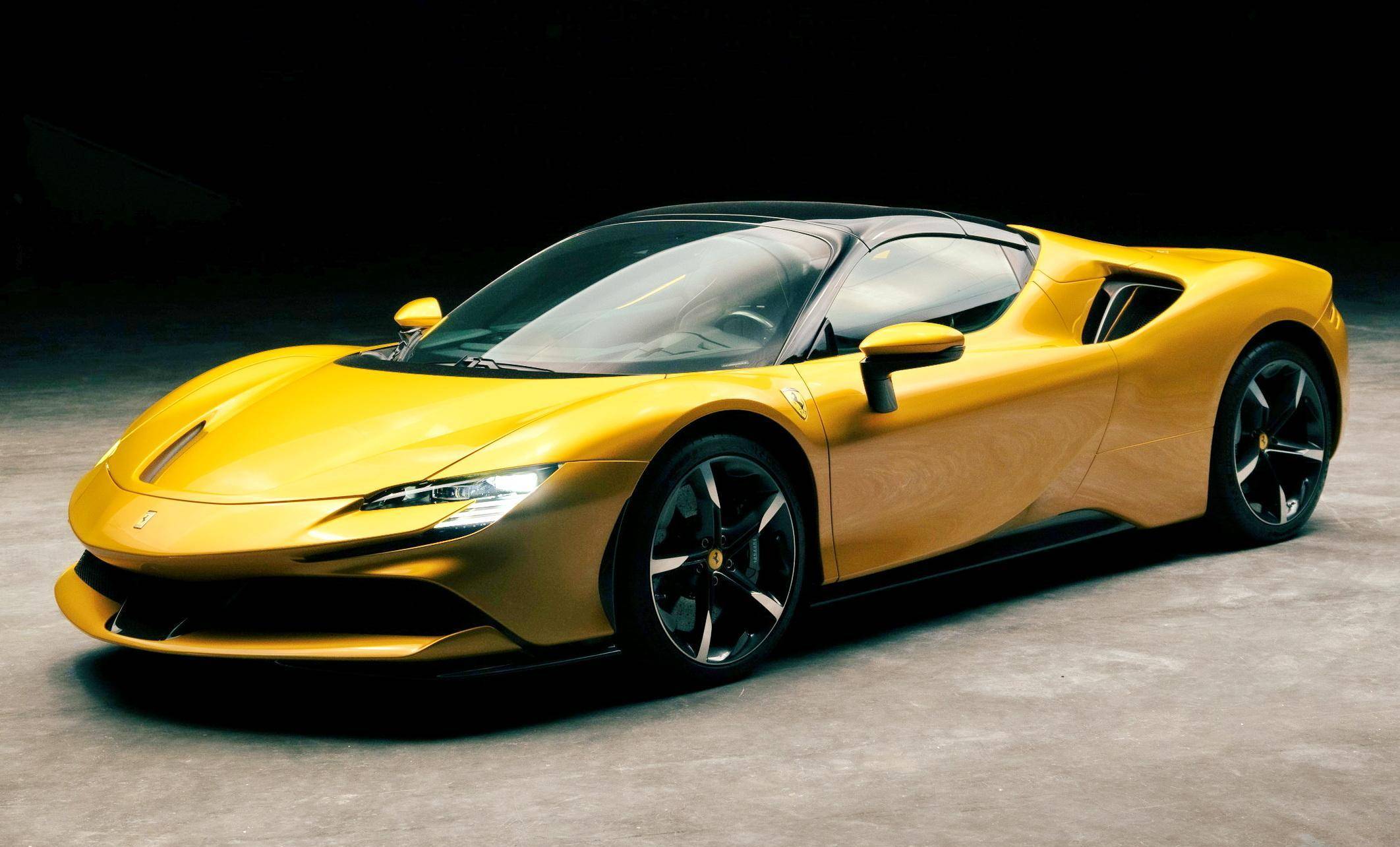 这辆法拉利sf90 spider被改装得花里胡哨,暴力有余优雅不足_搜狐汽车