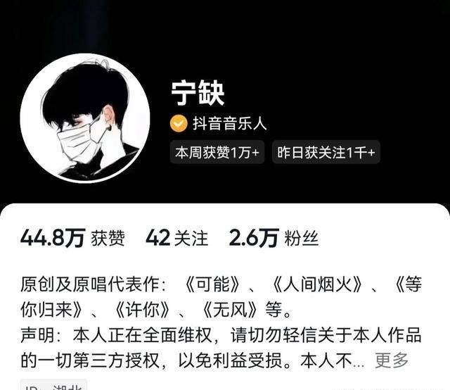 《可能》作词作曲宁缺,官司让他前途无望_程响_网友_首歌